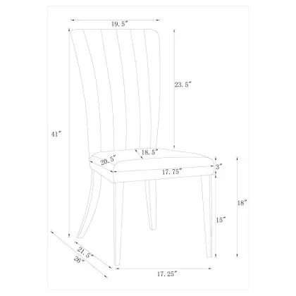 Beaufort D Chair Measurement